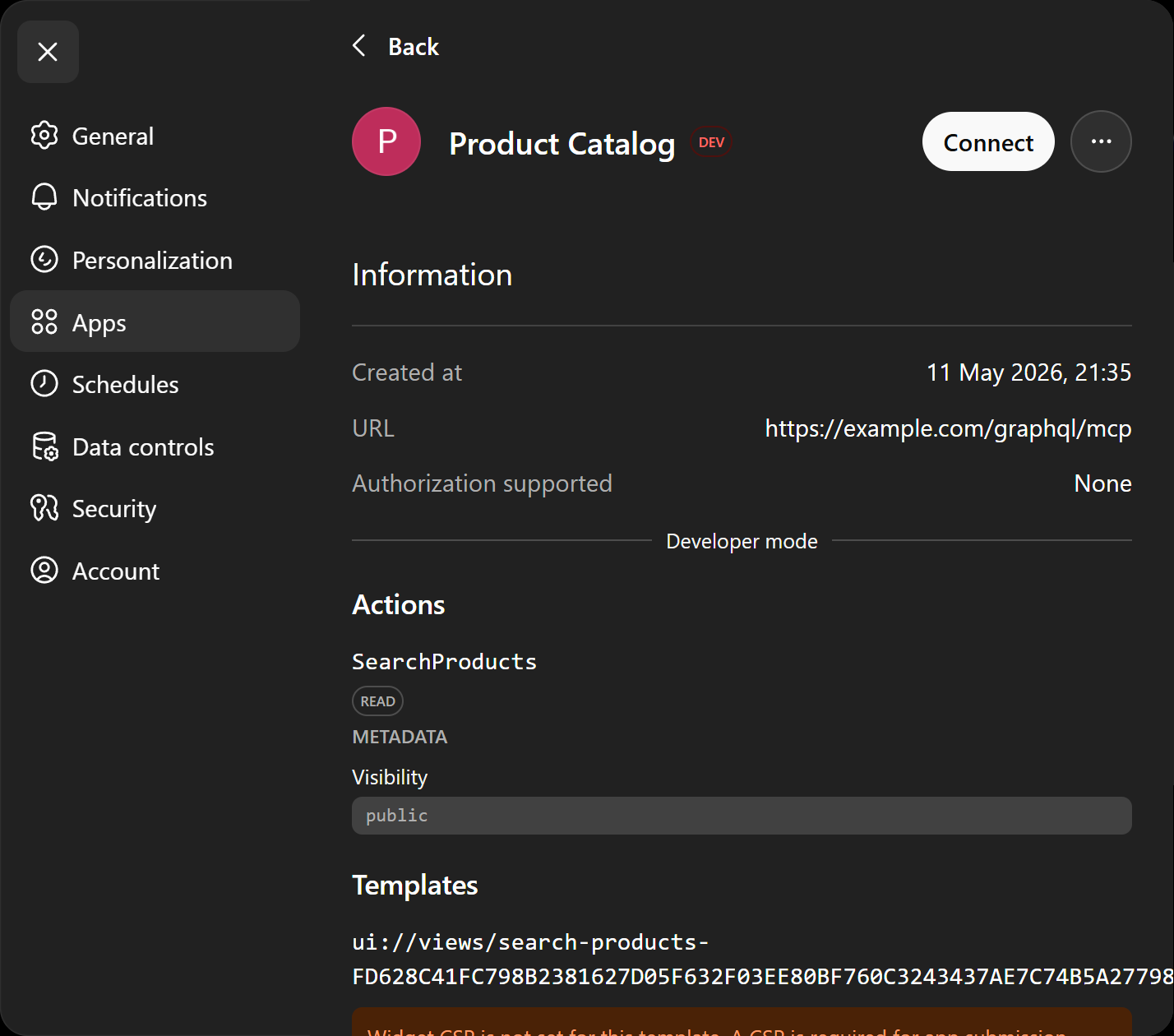 Tools listed in the app