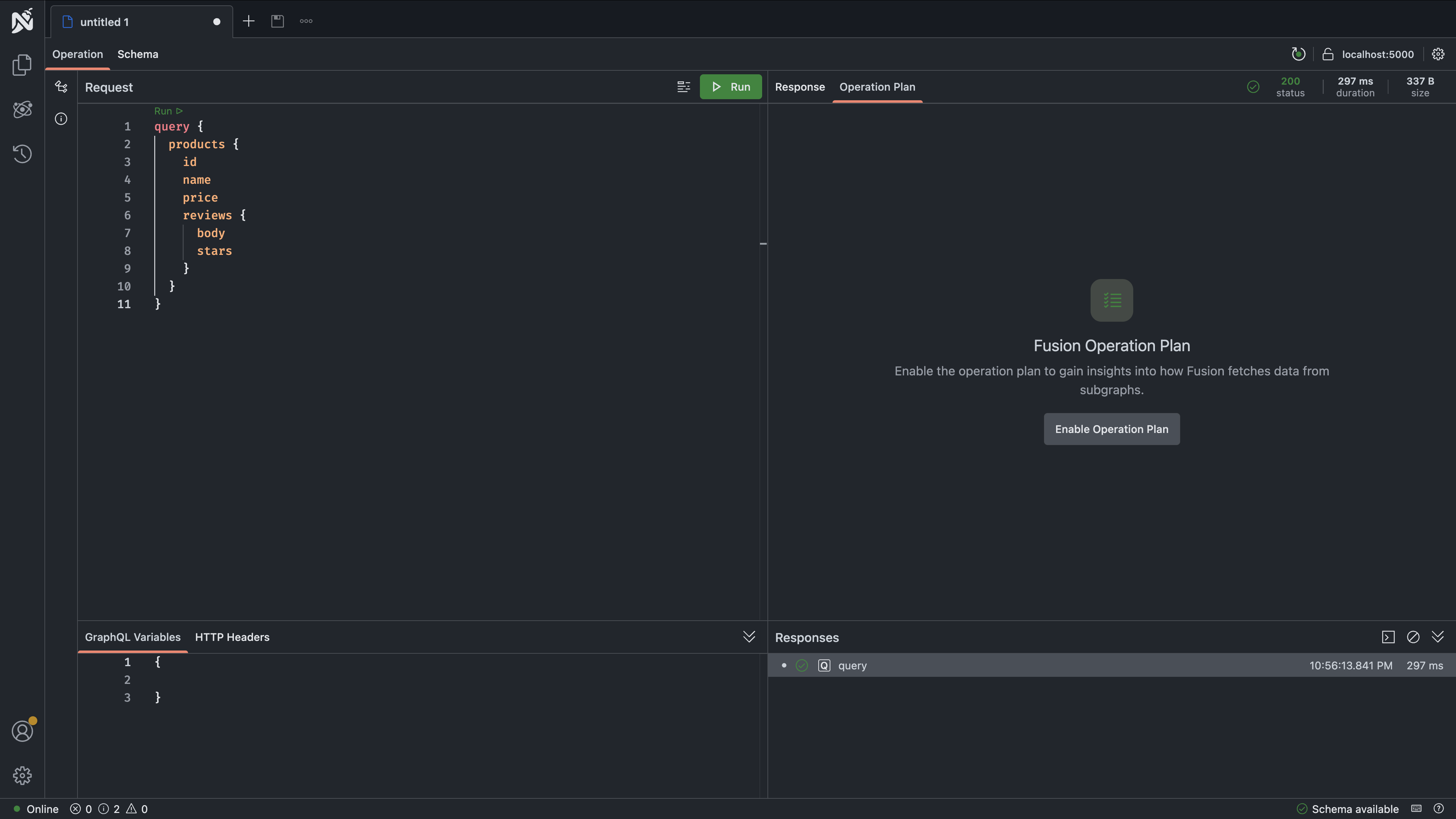Enable Fusion operation plan in Nitro