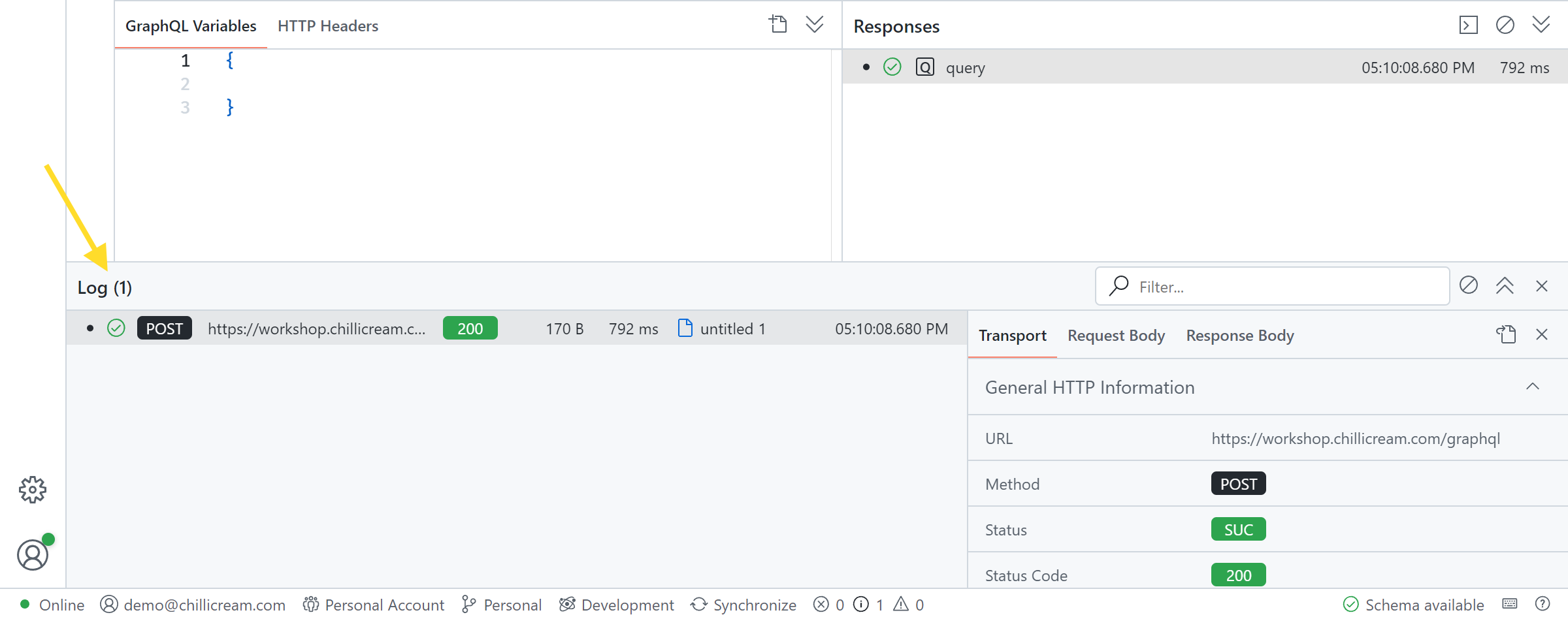 Nitro - Request Log